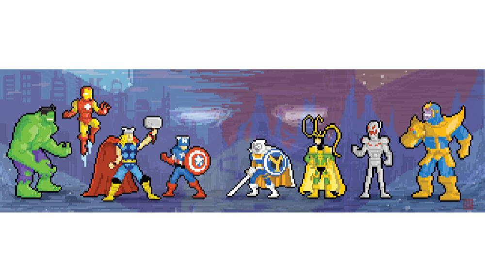 Illustration: Heroes & Villains